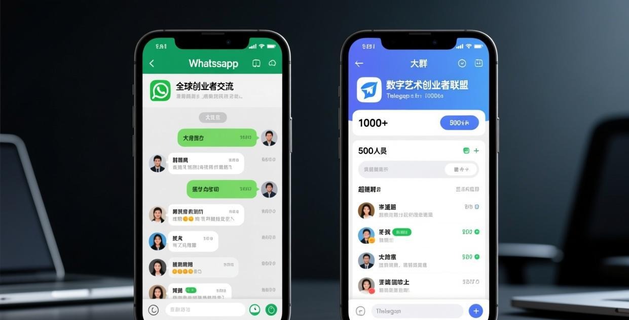 Telegram 与 WhatsApp 群组和社区功能对比